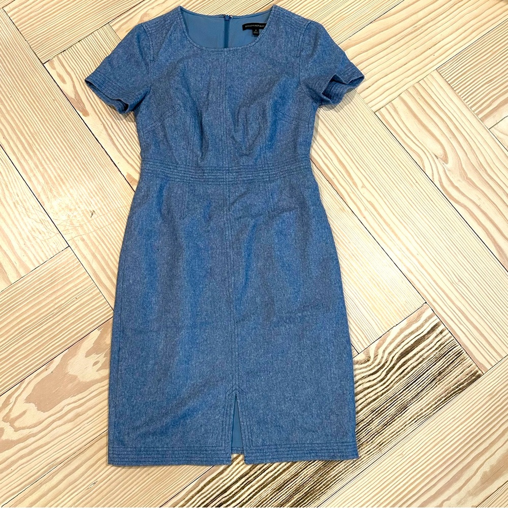 BANANA REPUBLIC FITTED WOOL OFFICE DRESS